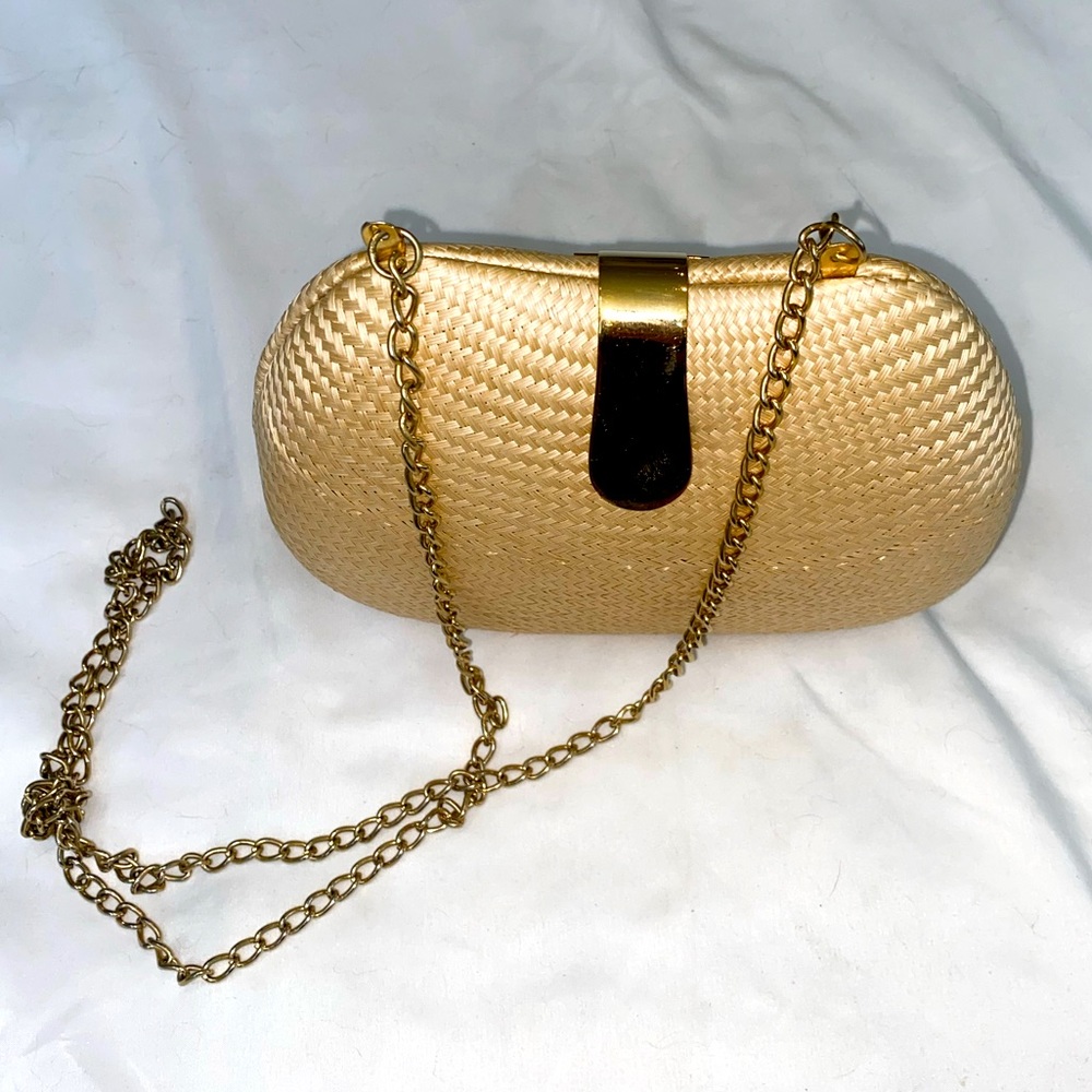 Vintage Kiesel Stein Woven Hand Bag
